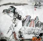 黄启根《驮经图》